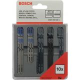Пилки универсальные 10 шт. (HSS; криволинейный рез) Bosch 2.607.010.148