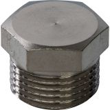 Заглушка никелированна Stout с наружной резьбой НР 3/8 SFT-0025-000038