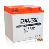Мотоаккумулятор Delta CT 1230 (YTX30L-BS) 30 Ач