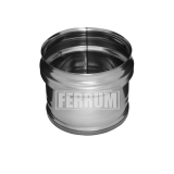 Заглушка Феррум нержавеющаяя внешняя 0.5мм ф 130мм