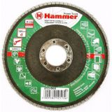 Круг лепестковый торцевой (125х22.23 мм; P 150) Hammer Flex 213-006