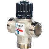 Термостатический смесительный клапан Stout для сиcтем отопления и ГВС G 1" НР SVM-0120-254325