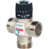 Термостатический смесительный клапан Stout для сиcтем отопления и ГВС G1 НР SVM-0120-164325