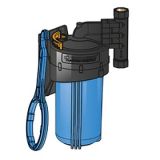 Магистральный фильтр для холодной воды без картриджа Джилекс Big Blue (синий корпус 20") 1" 9060